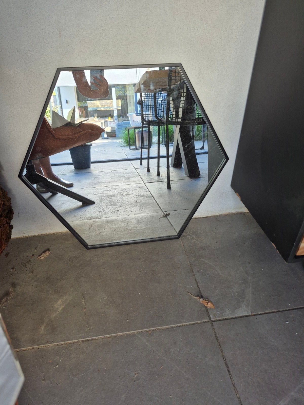 2x Hexagon Spiegels van Xenos, Ophalen, Gebruikt, Minder dan 100 cm, Overige vormen