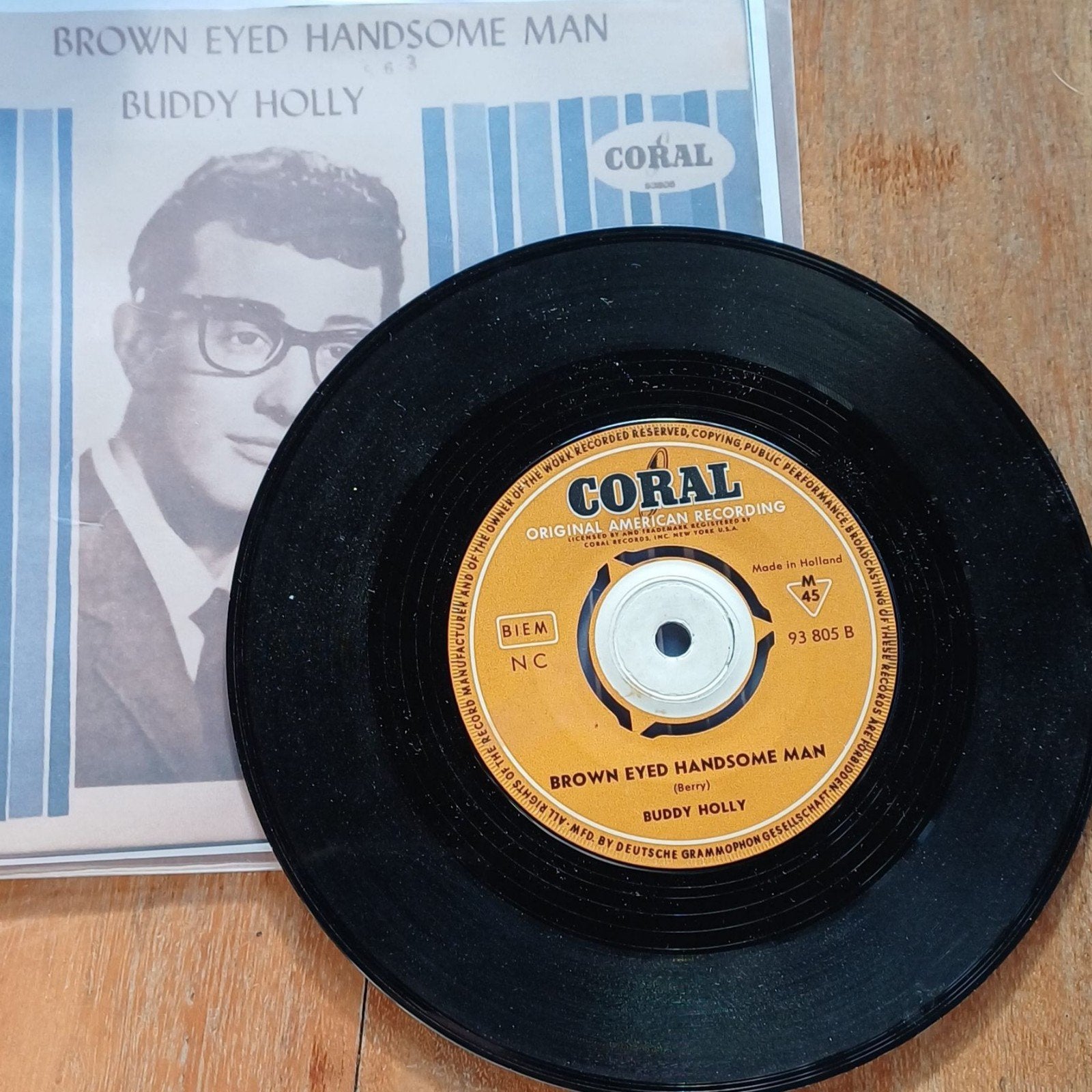 Buddy Holly ( hoes is kopie), Cd's en Dvd's, Vinyl Singles, Ophalen of Verzenden, Gebruikt, Pop