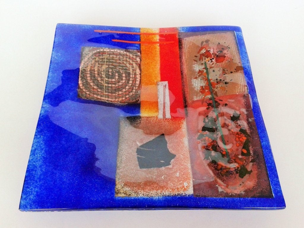 Schaal Artglass Anactacia Konstantinopoulou, Antiek en Kunst, Ophalen of Verzenden