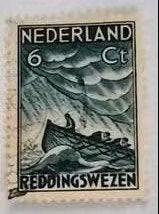 Nederland 1933 - nvph 259 - Zeemanszegels - ab1, Postzegels en Munten, Ophalen of Verzenden, T/m 1940, Gestempeld