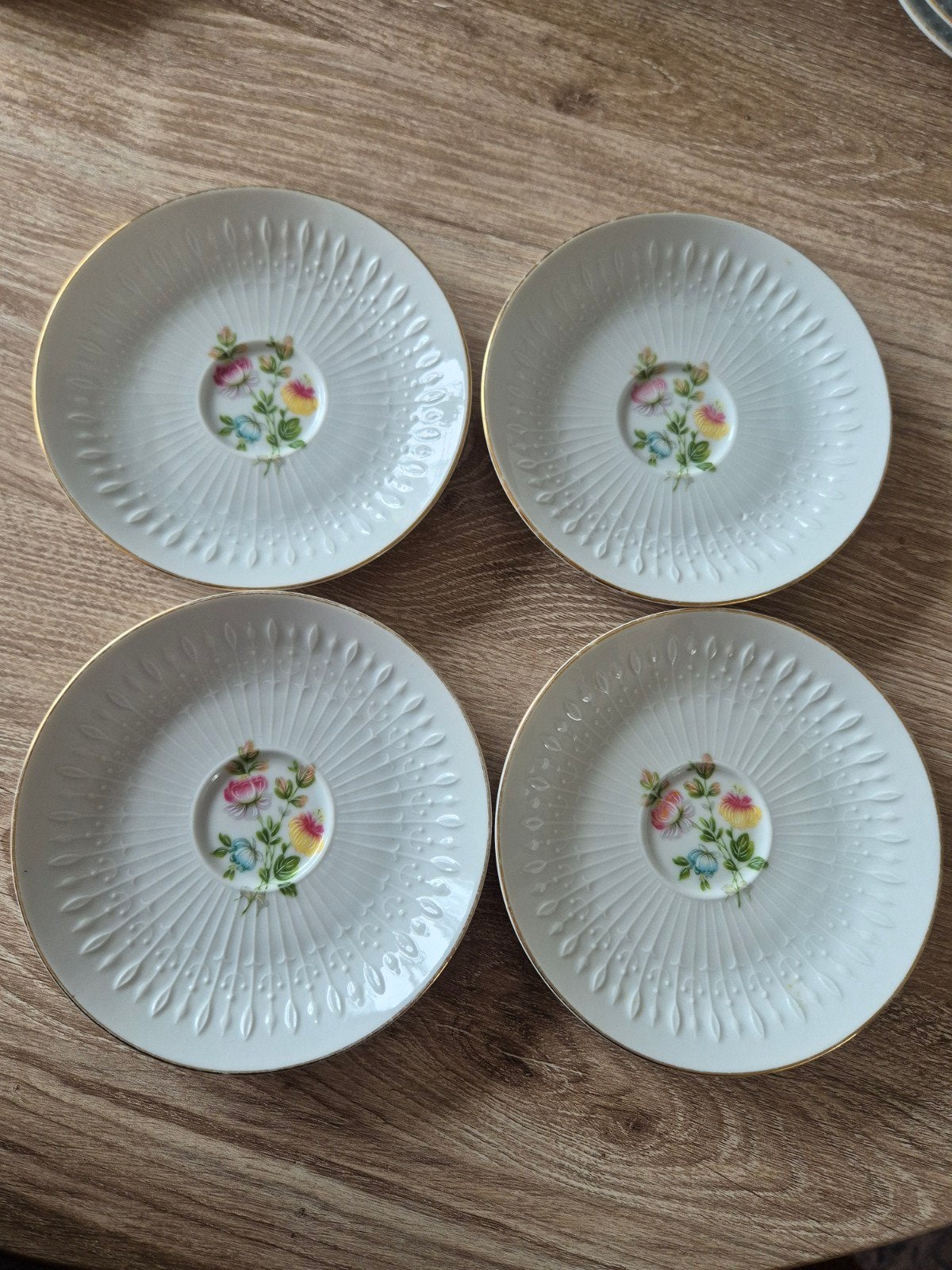 Gebaksbordjes vintage Edelstein Bavaria, Ophalen of Verzenden