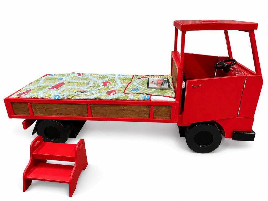 Peuterbed DAF  matras maat 70x150, Ophalen, Gebruikt, 70 tot 85 cm, 140 tot 160 cm