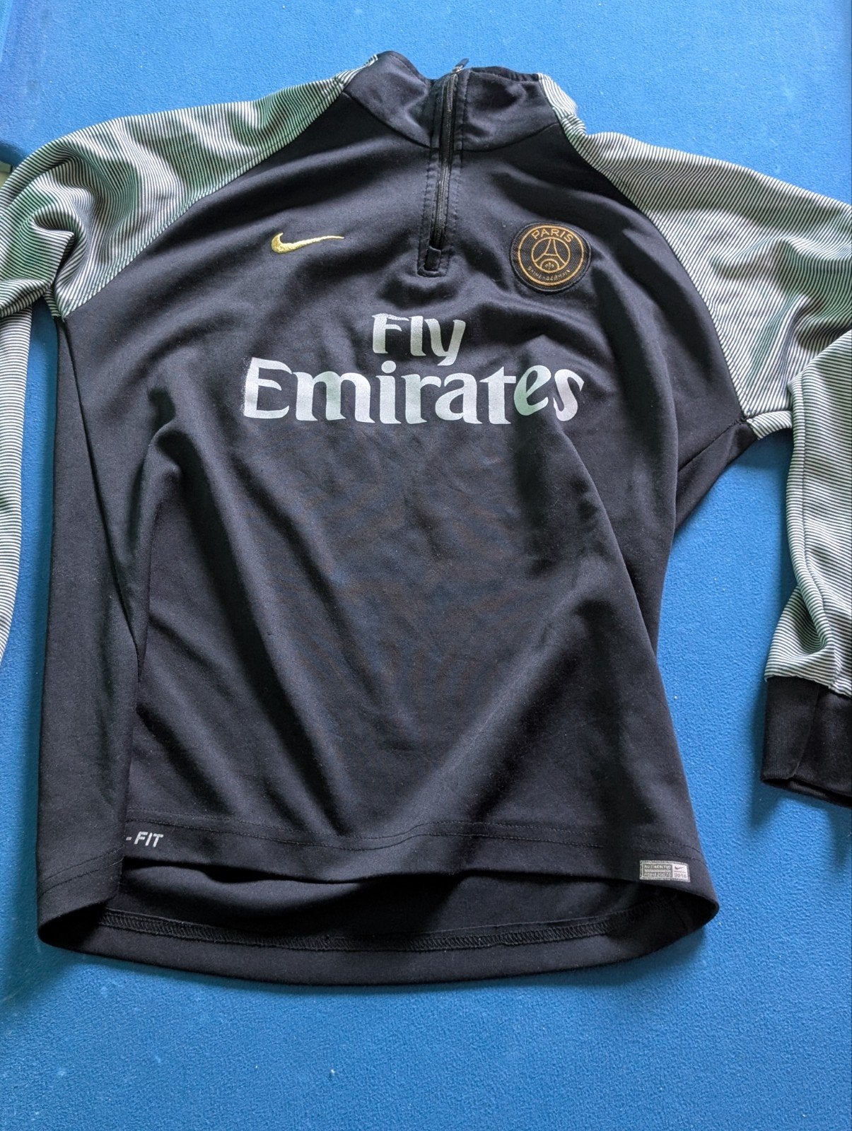 Paris Saint-Germain Nike Dri-FIT trainingstrui, Ophalen, Zwart, Nike, Overige maten