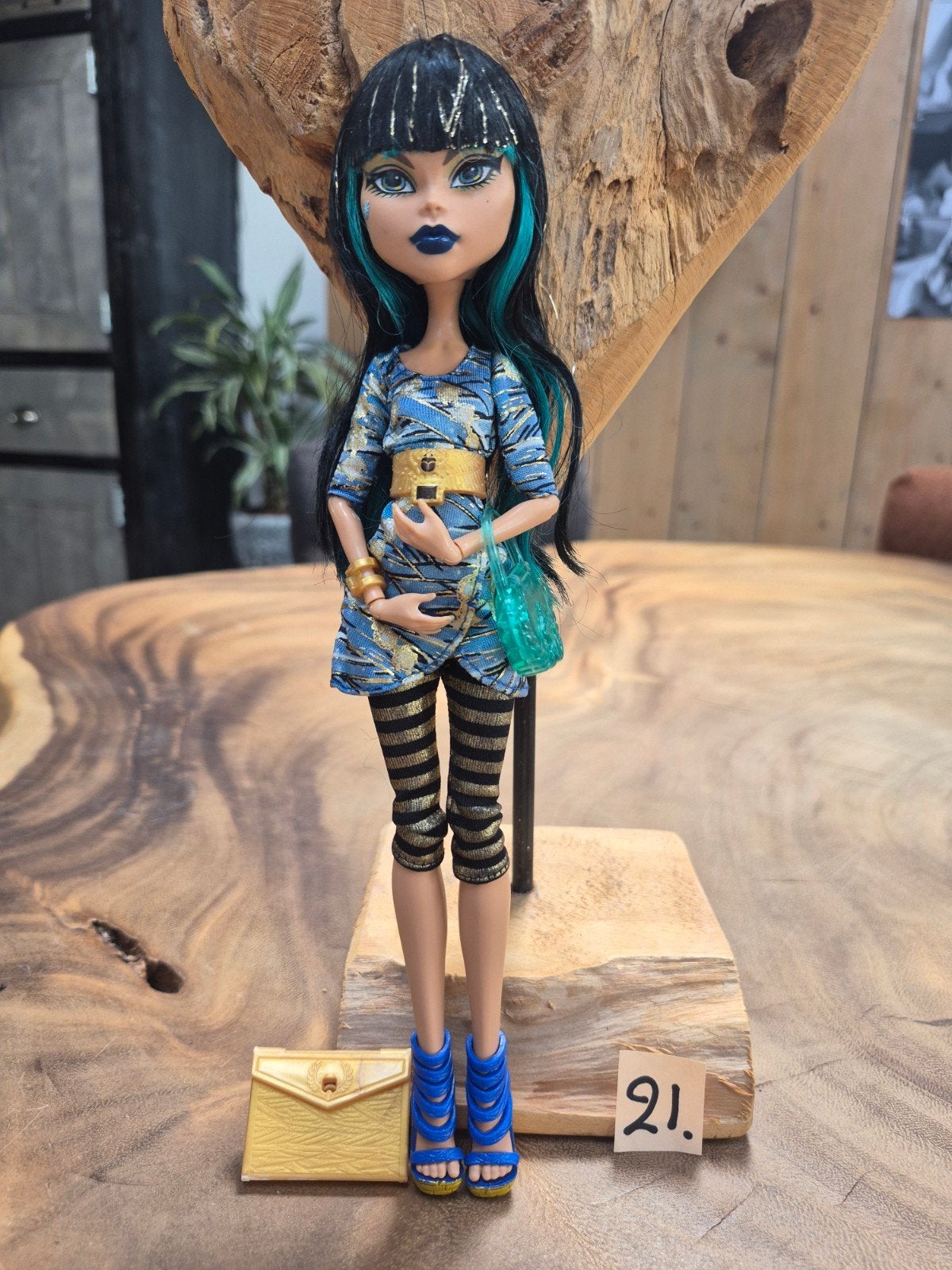 Monster High Cleo De Nile Pop met Accessoires, Kinderen en Baby's, Ophalen of Verzenden, Zo goed als nieuw, Overige typen