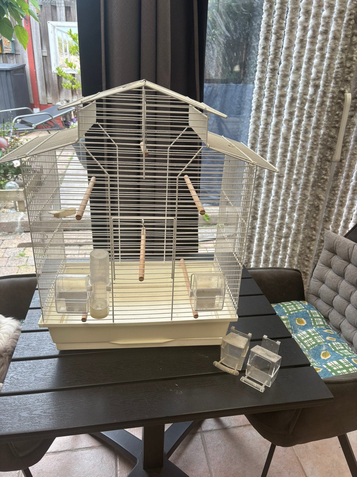 Te koop vogelkooi, Ophalen of Verzenden, Zo goed als nieuw, Metaal, Vogelkooi