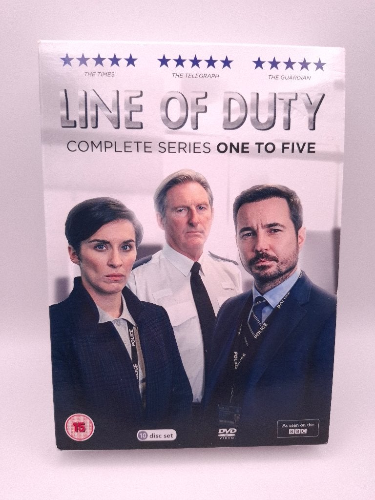 line of duty  series 1 t/m 5 boxset dvd, Vanaf 16 jaar, Ophalen of Verzenden, Zo goed als nieuw, Drama