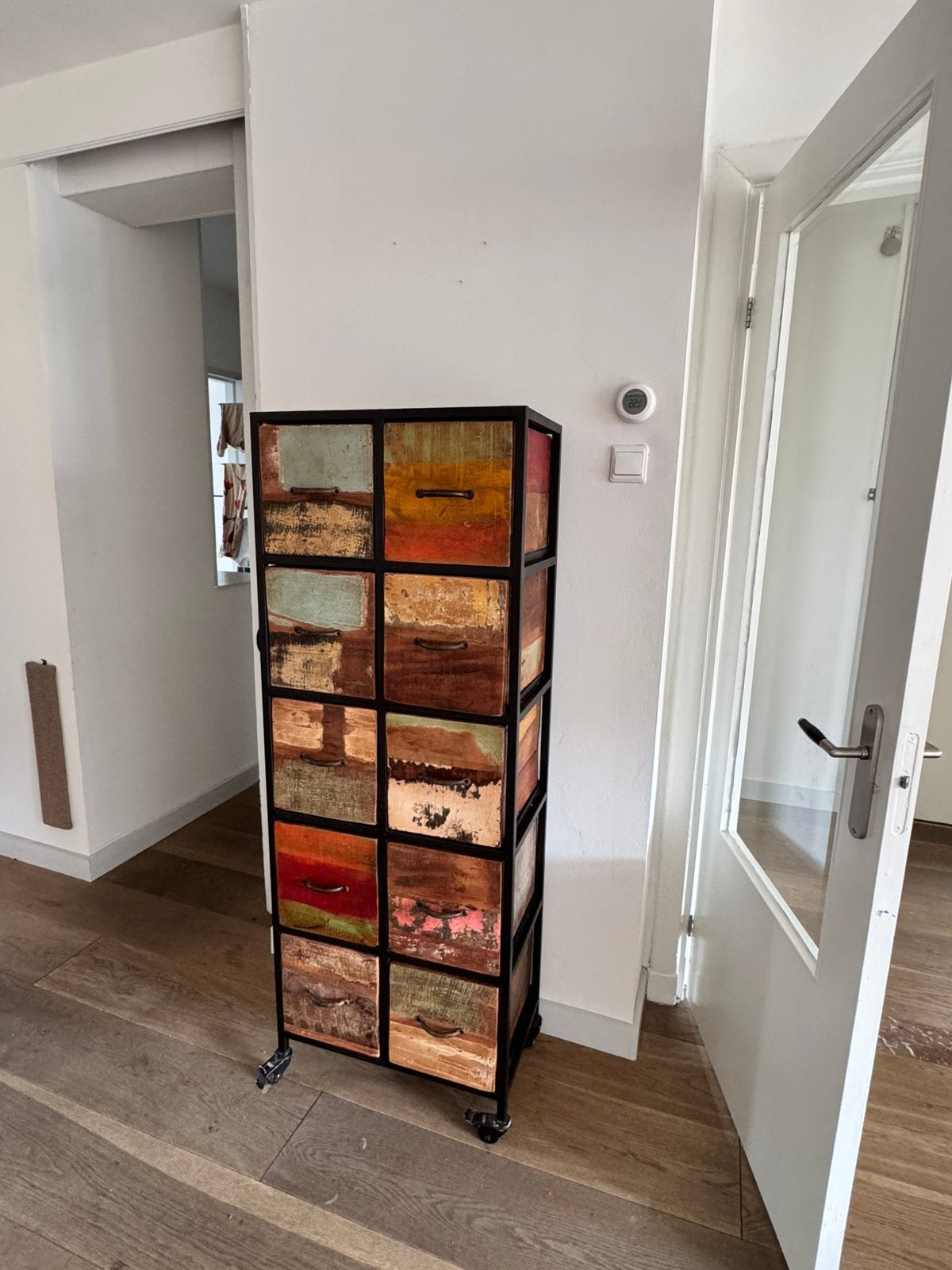 Boho houte kast van SLUIZ IBIZA, Ophalen, Zo goed als nieuw, Hout