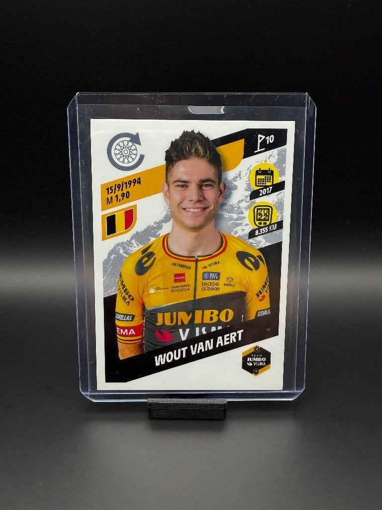 Wout Van Aert Panini Tour de France 2023 Sticker Visma, Verzenden, Zo goed als nieuw, Overige sporten, Poster, Plaatje of Sticker