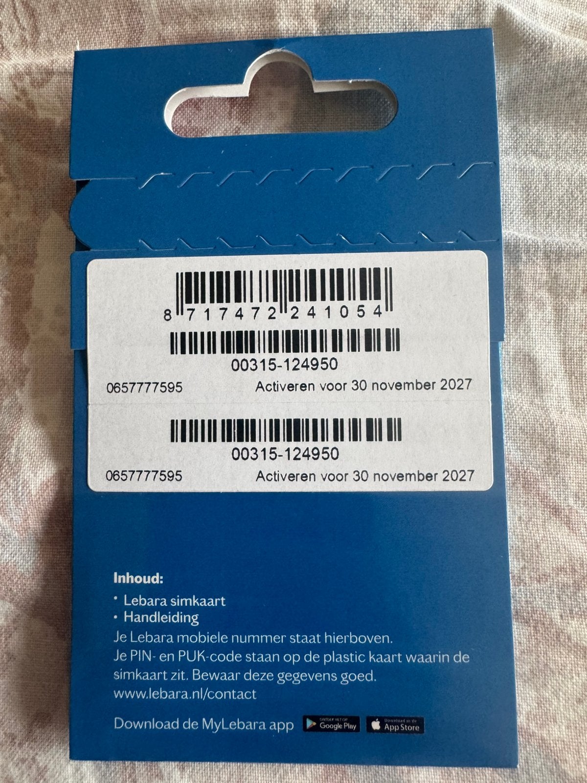 MOOI NUMMER 0657777595, Telecommunicatie, Ophalen of Verzenden, Nieuw, KPN, Simkaart