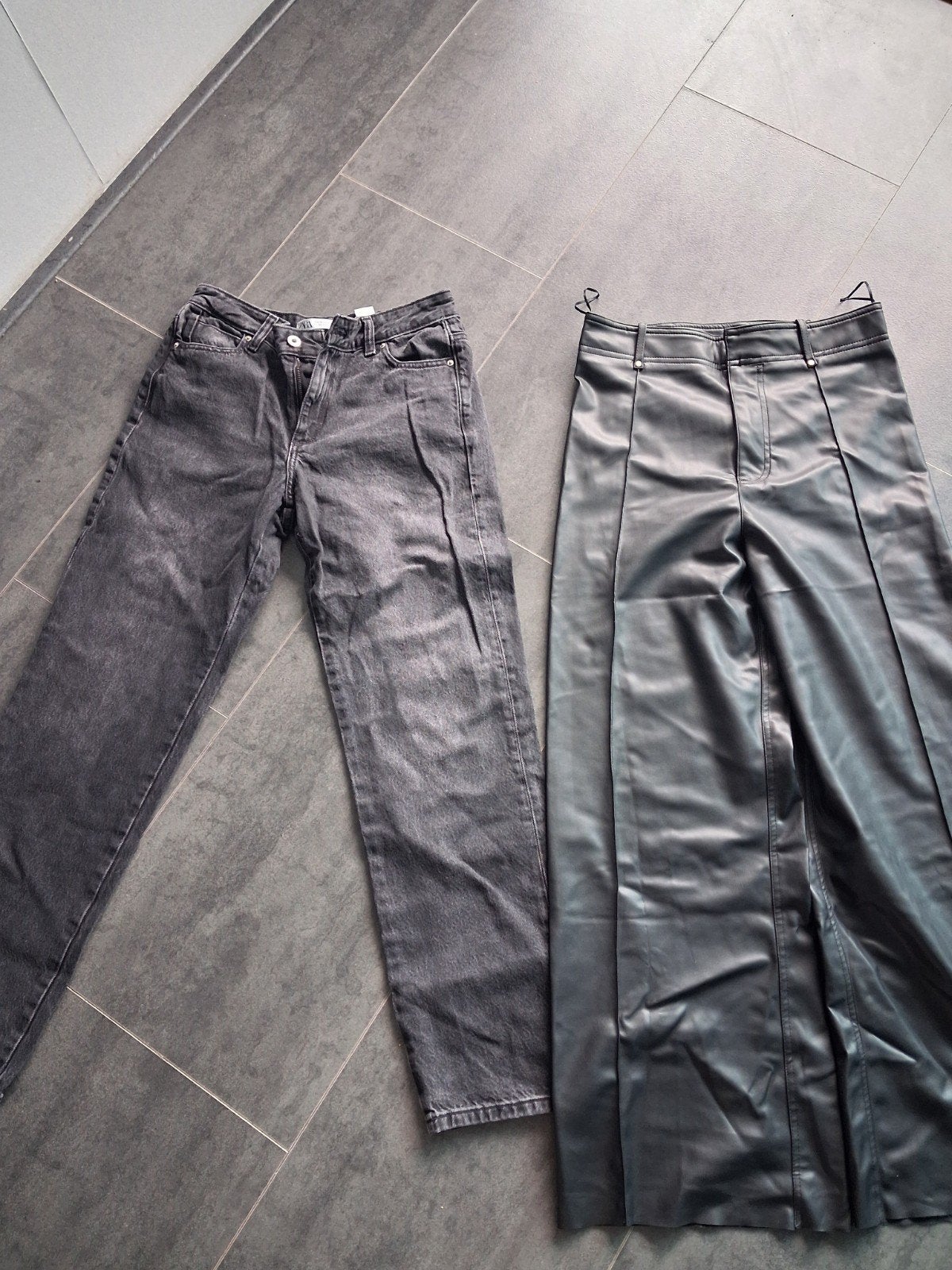 2 broeken van de Zara 36/38, Zwart, Ophalen of Verzenden, Zo goed als nieuw, Maat 36 (S)