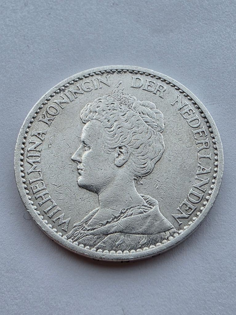 1 gulden 1911, 1 gulden, Zilver, Ophalen of Verzenden, Koningin Wilhelmina