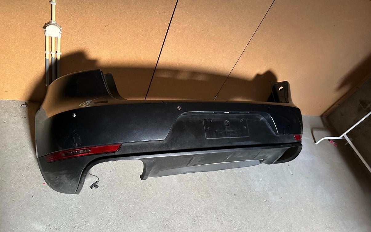 Achter Bumper porsche macan S 2019, Ophalen of Verzenden, Achter, Porsche, Bumper