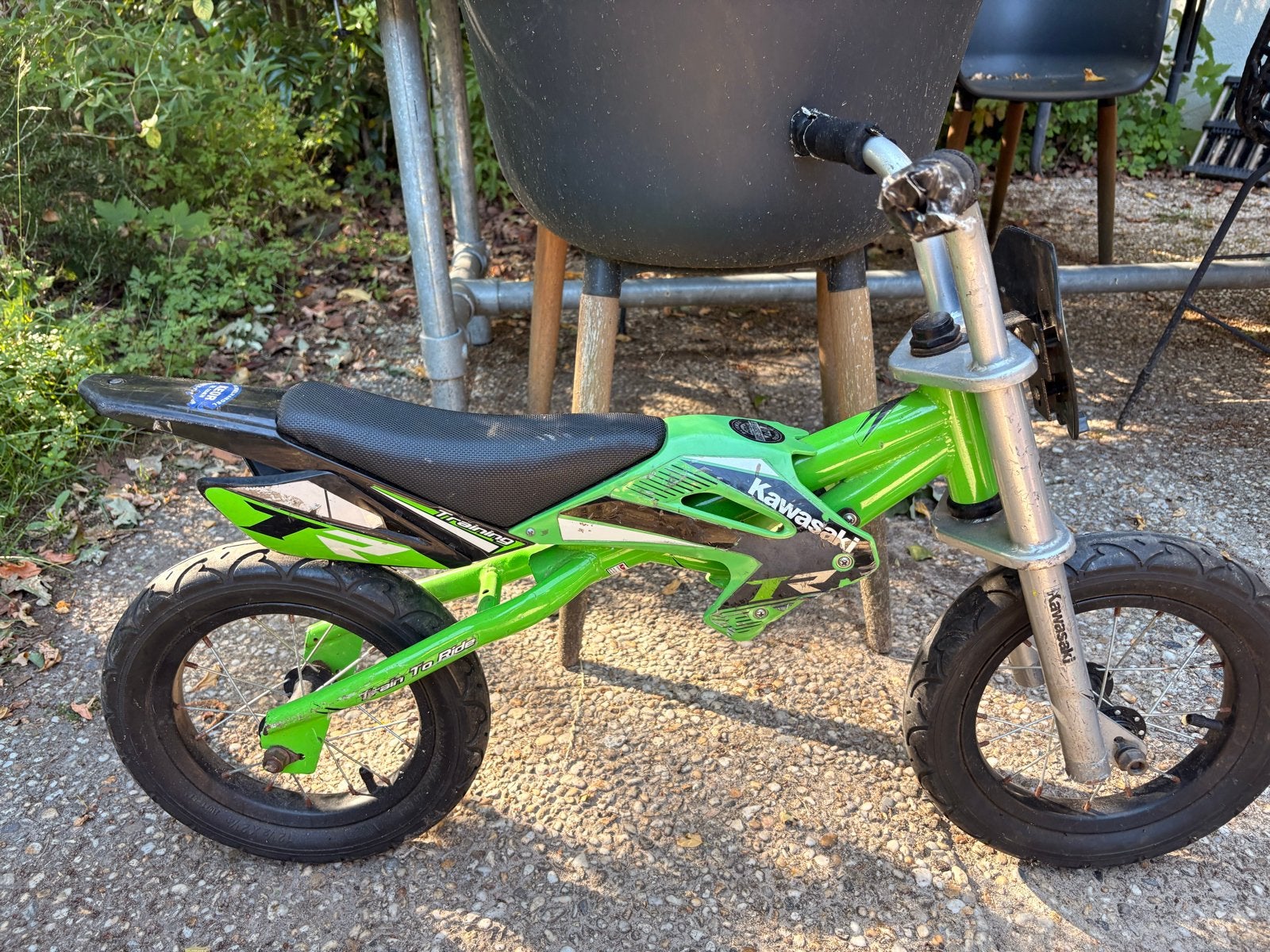 Kawasaki Training Loopfiets - Groen laagste prijs 30 euro, Fietsen en Brommers, Minibikes, Midibikes en Pitbikes, Ophalen, Gebruikt