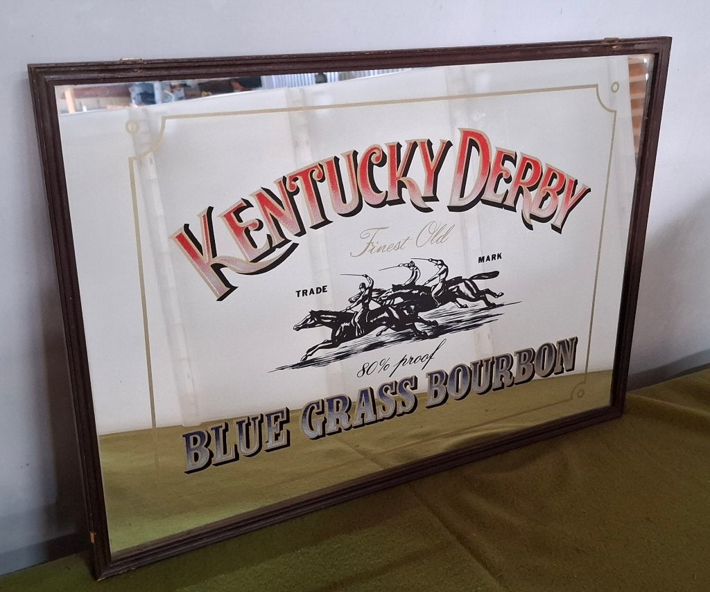 Vintage spiegel jaren '70 Kentucky Derby, Ophalen of Verzenden, Gebruikt, Overige typen
