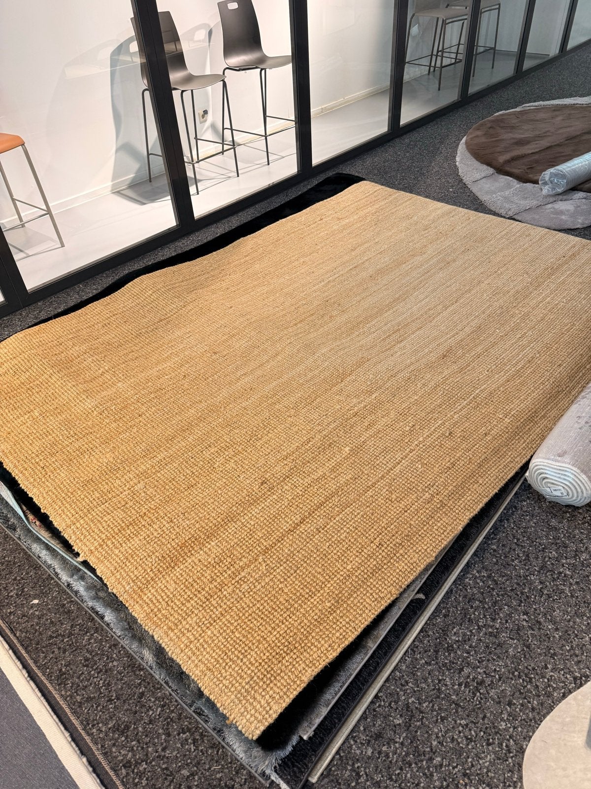 IKEA LOHALS Vloerkleed, glad geweven, naturel, 200x300 cm, Beige, Ophalen of Verzenden, Zo goed als nieuw, 200 cm of meer