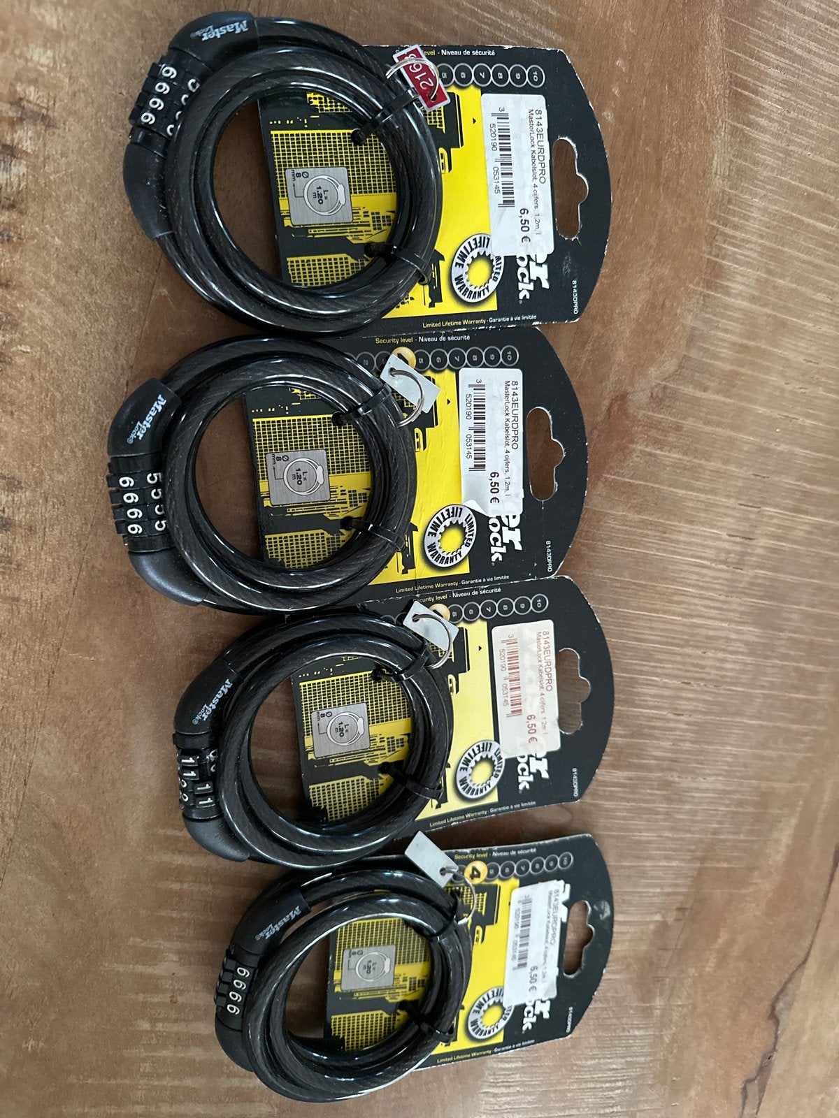 Master Lock Kabelslot met Cijfercode - Nieuw, Fietsen en Brommers, Fietsaccessoires | Fietssloten, Ophalen, Nieuw, Kabelslot