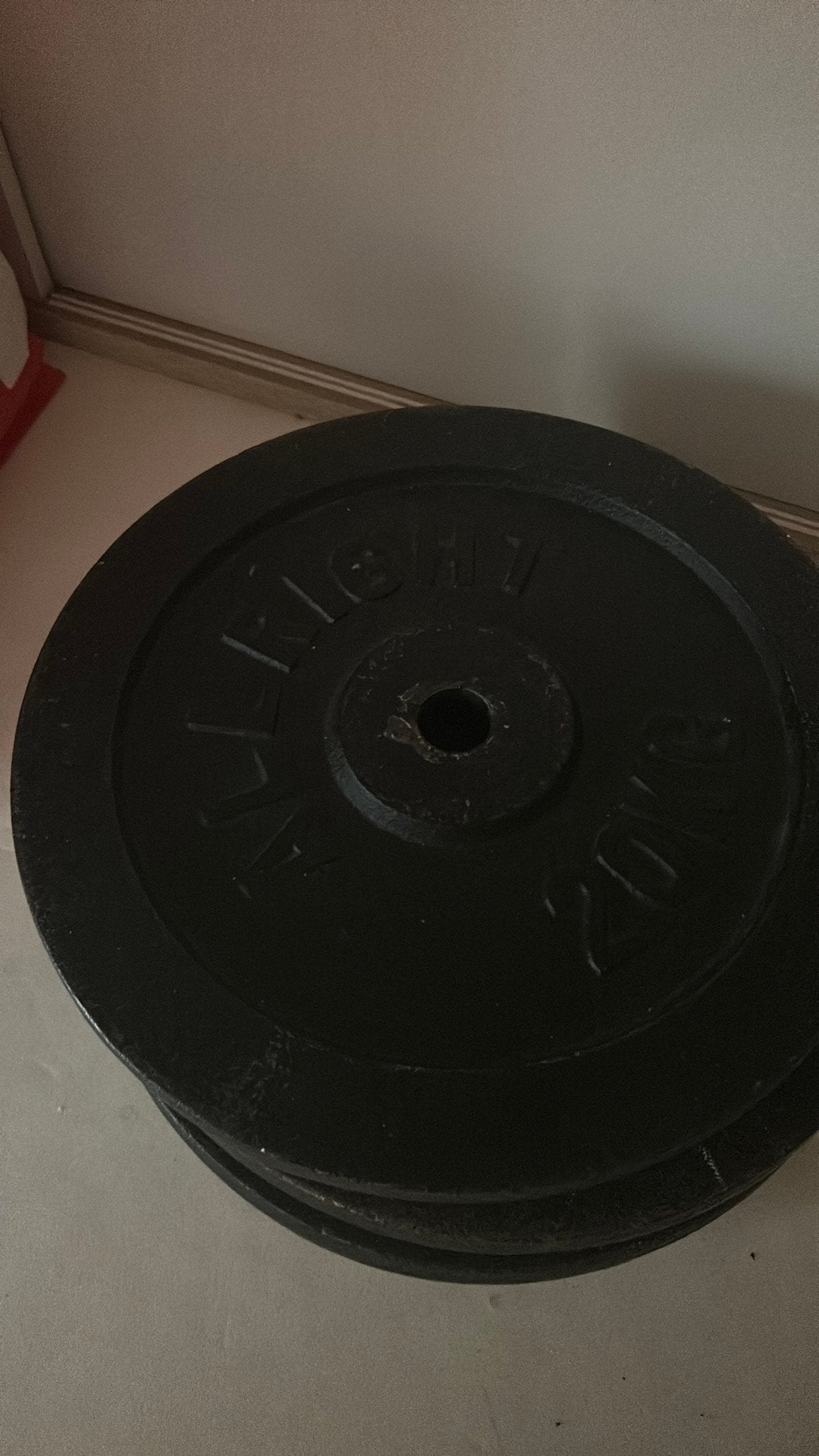 Set van 4x20kg Gietijzeren Halterschijven (30mm boring), Ophalen, Zo goed als nieuw
