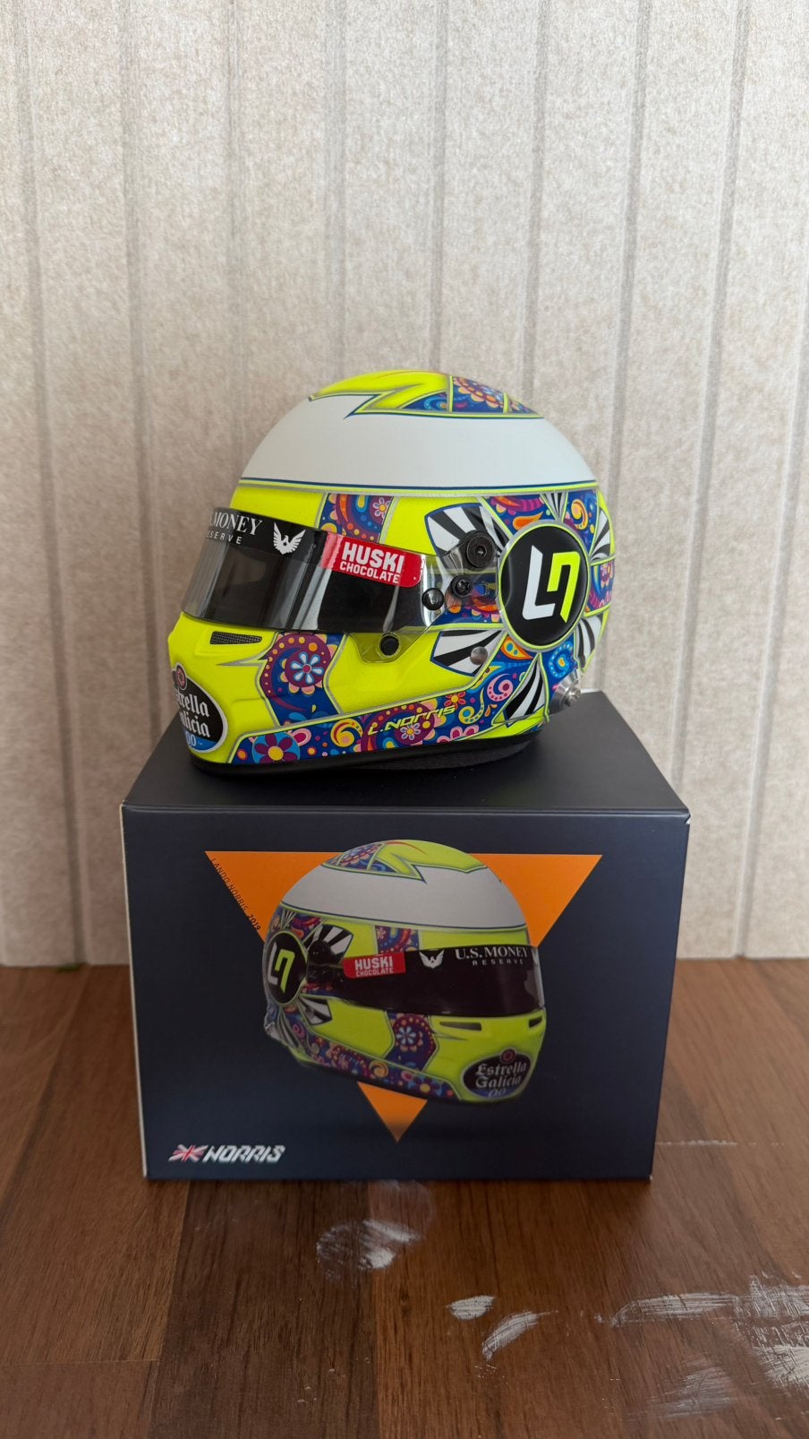 Lando Norris 1:2 Helm Mexico 2019, Ophalen, Nieuw, Formule 1