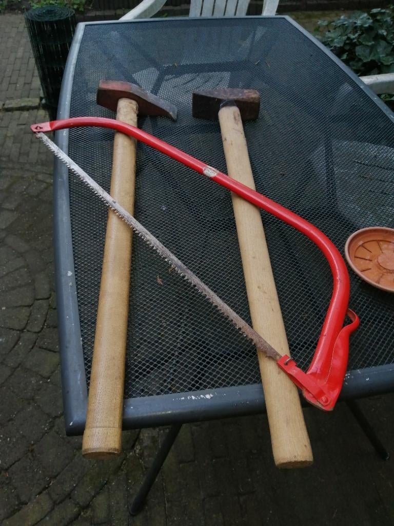 Tuingereedschappen, Ophalen, Gebruikt, Bijl, Overige merken