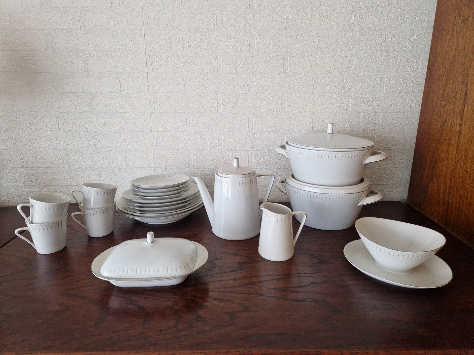 Antiek Spenzo servies, Plato 66, Antiek en Kunst, Ophalen