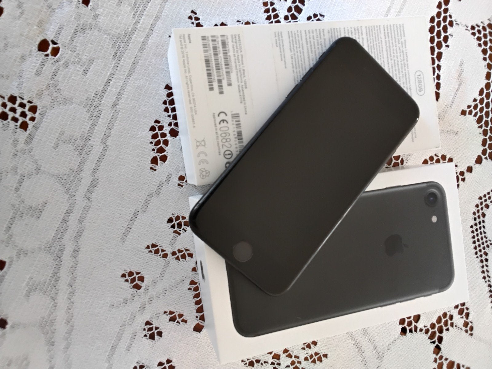iPhone 7 128GB Zwart met hoesje en oplader, Ophalen of Verzenden