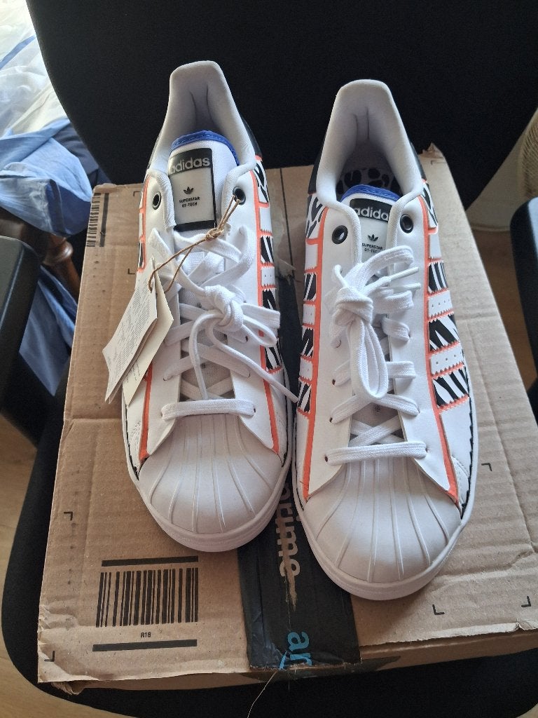 Nieuwe Adidas Superstar OT Tech W sneakers - Maat 44, Adidas, Wit, Ophalen of Verzenden, Sneakers of Gympen