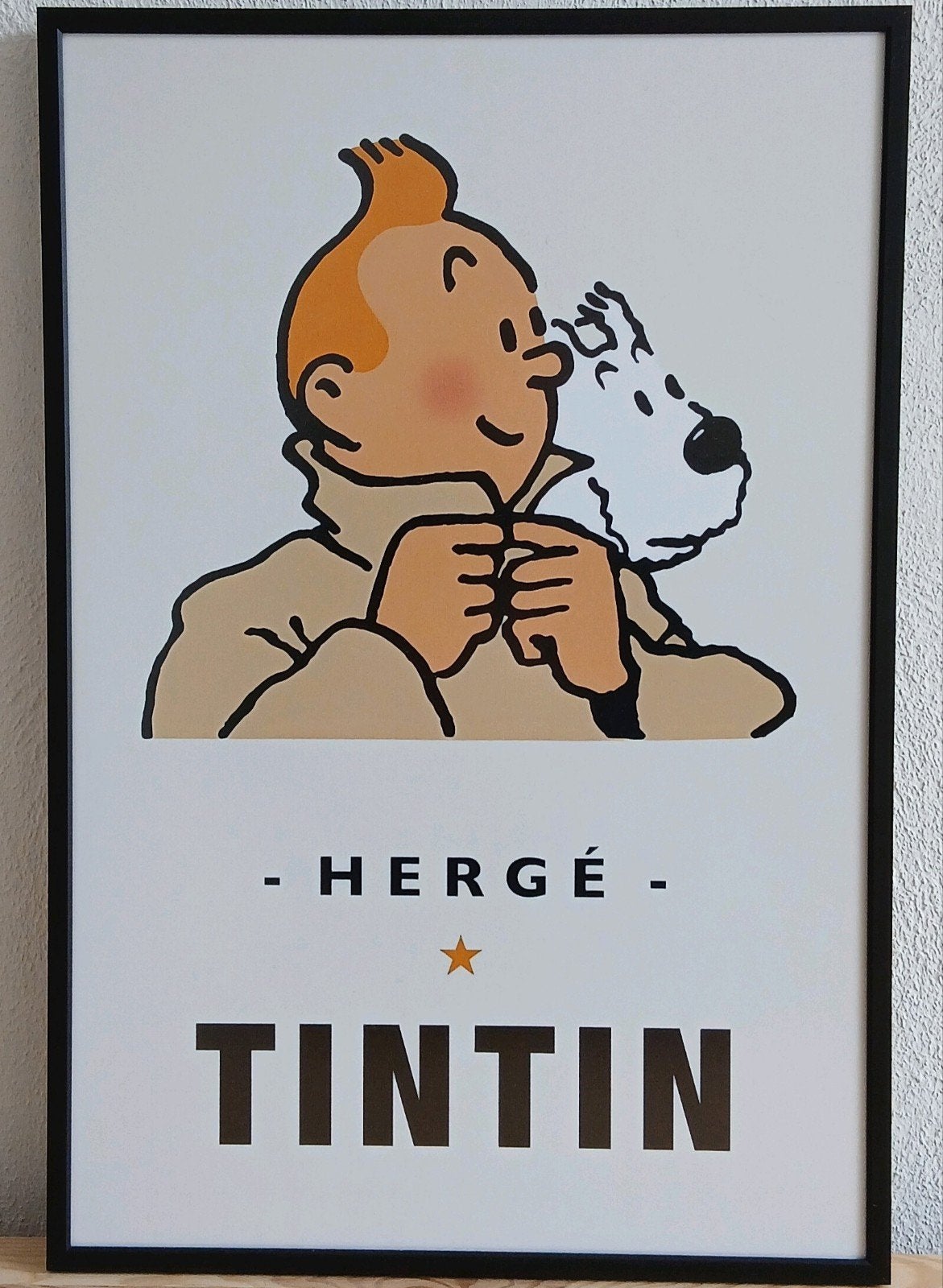 Hergé_TinTin Art_Poster,, Ophalen, Rechthoekig Staand, Nieuw, A1 t/m A3