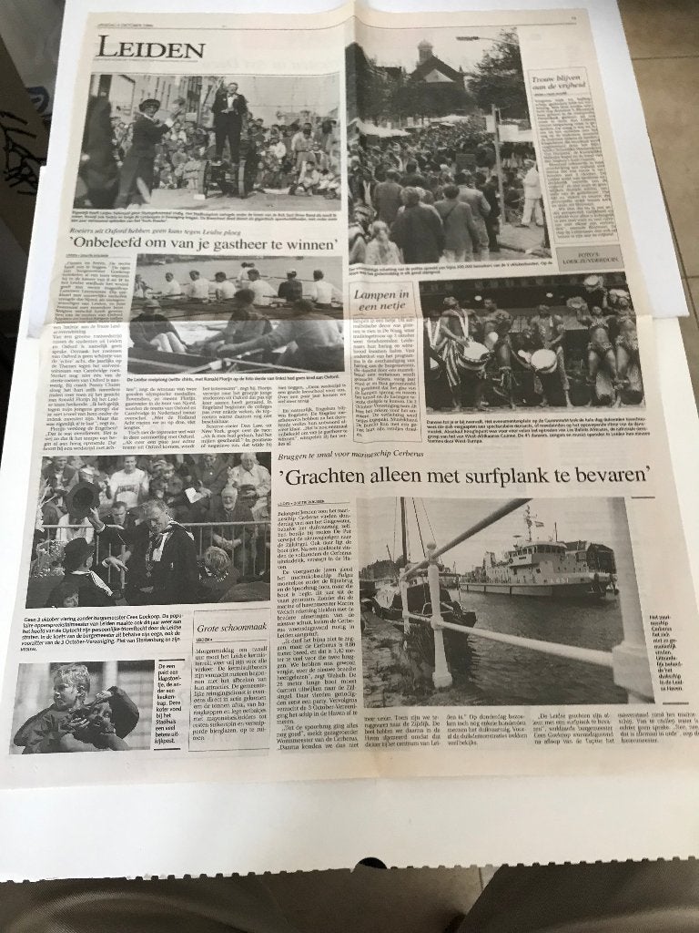 Leidsch Dagblad 27 september  1996 Leiden ontzet., Ophalen of Verzenden, 1980 tot heden, Krant