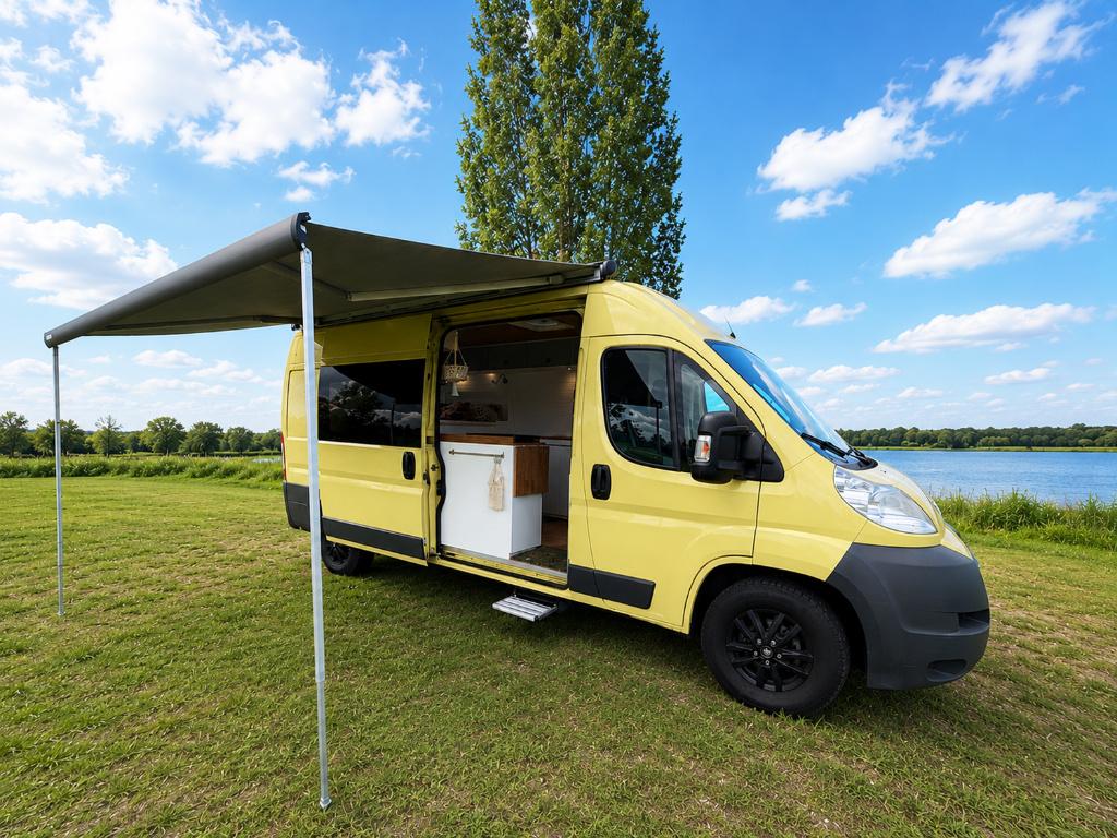 Buscamper Peugeot Boxer L3H2 offgrid met nieuwe 2026 inbouw, Overige merken, Buscamper of Camperbus, Treinzit, Bedrijf
