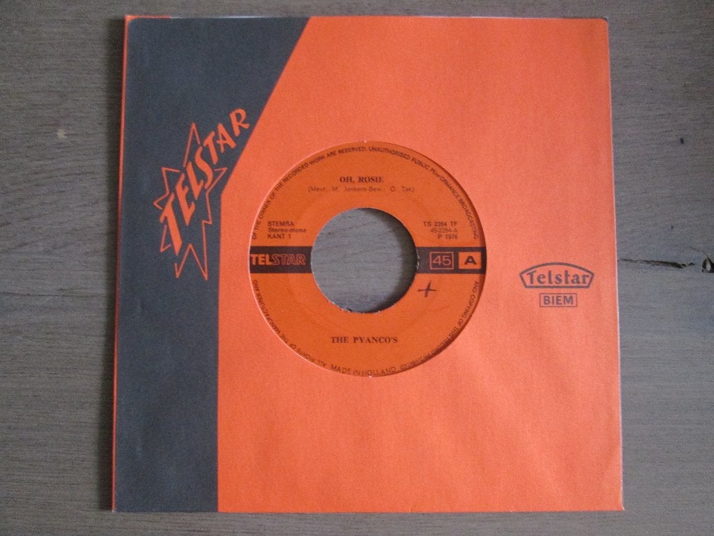 The Pyanco's - Oh, Rosie / Weet Je M'n Schatje Wat Liefde Is, Gebruikt, 7 inch, Ophalen of Verzenden, Levenslied of Smartlap