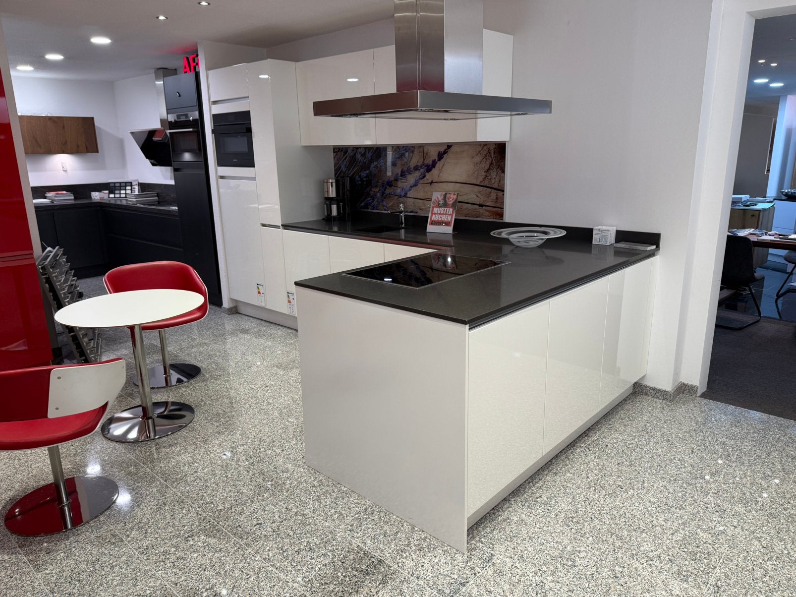 Showroom keuken Häcker Systemat AV 4030 GL, Huis en Inrichting, Wit, Overige typen, Nieuw, Ophalen of Verzenden