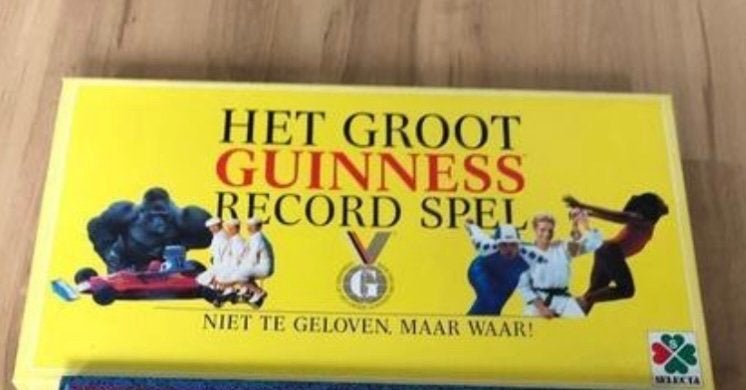 Gezelschapsspel Guiness book of records, Hobby en Vrije tijd, Gezelschapsspellen | Bordspellen, Ophalen of Verzenden, Zo goed als nieuw
