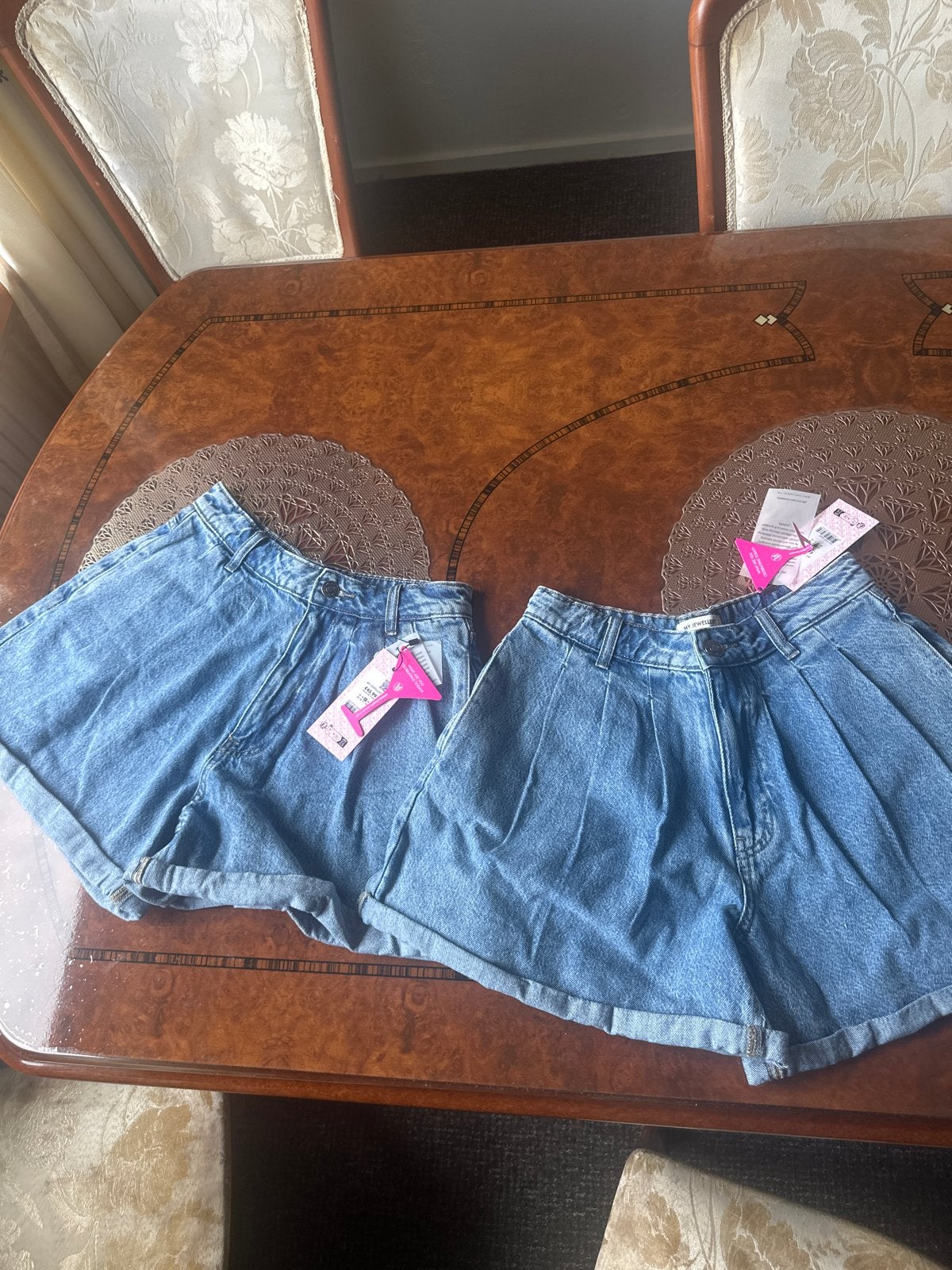 Nieuwe denim korte broekjes - My Jewellery, Ophalen, Kort, Blauw, Nieuw