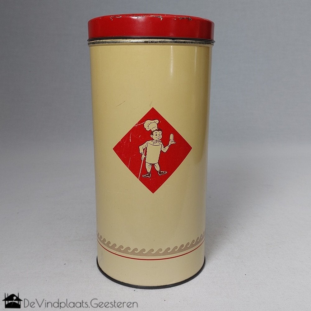 Vintage Bolletje beschuitblik, Verzamelen, Blikken, Ophalen of Verzenden, Zo goed als nieuw, Beschuit, Bolletje
