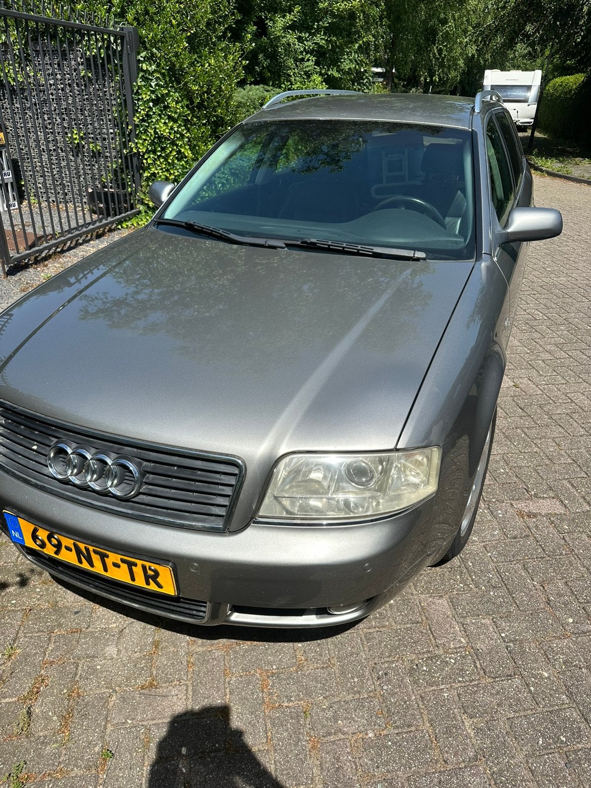 Audi A6 1.9 Avant TDI 96KW AUT 2004 Grijs, 4 cilinders, Origineel Nederlands, Stationwagon, Diesel