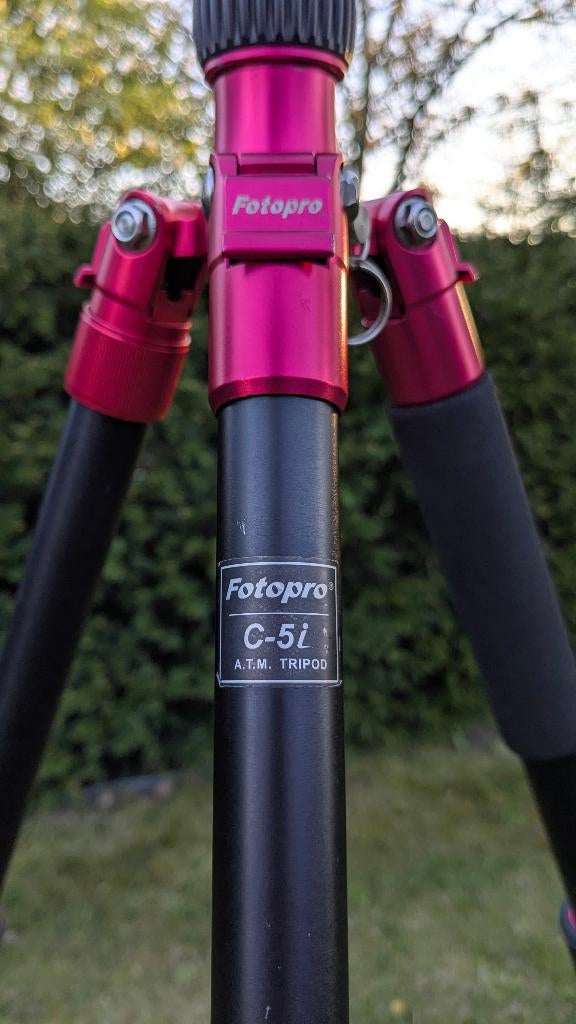 Fotopro C-5i statief Rollei Compact Traveler, Gebruikt, 150 tot 175 cm, Met balhoofd, Ophalen of Verzenden