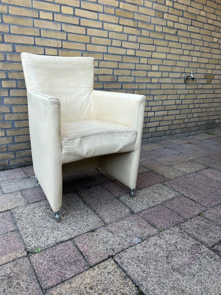 Bert Plantagie 8 eetkamerstoelen, Ophalen, Gebruikt, Overige kleuren, Leer