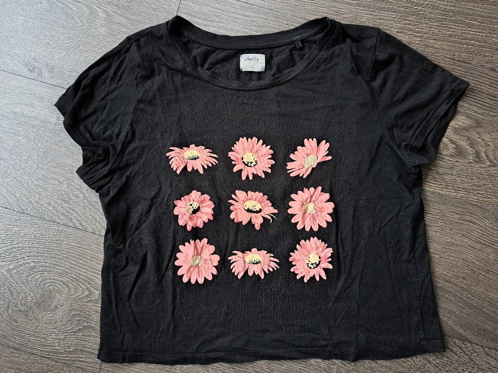 Shirt  Amy & Ivy  - M  38   jusa17, Kleding | Dames, Maat 38/40 (M), Zwart, Ophalen of Verzenden, Korte mouw