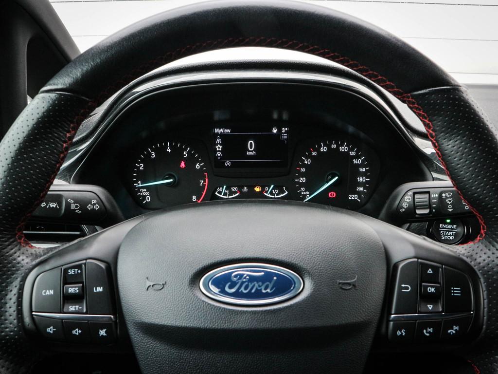 Ford Fiesta 1.0 EcoBoost ST-Line | Clima | Cruise | Navi | A, 101 pk, Gebruikt, Leder en Stof, Origineel Nederlands