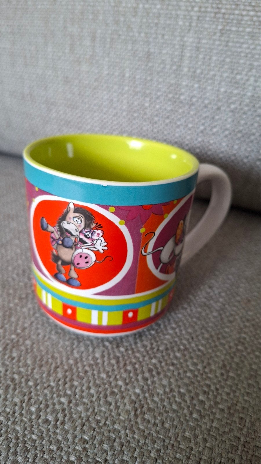 Diddl beker / mok met Galupy en Diddlina, Ophalen of Verzenden, Diddlina, Zo goed als nieuw, Servies