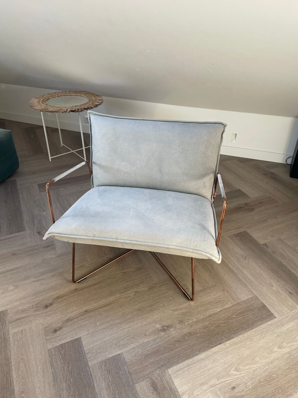 Jess Design fauteuil Earl, Huis en Inrichting, Ophalen, Zo goed als nieuw, Metaal