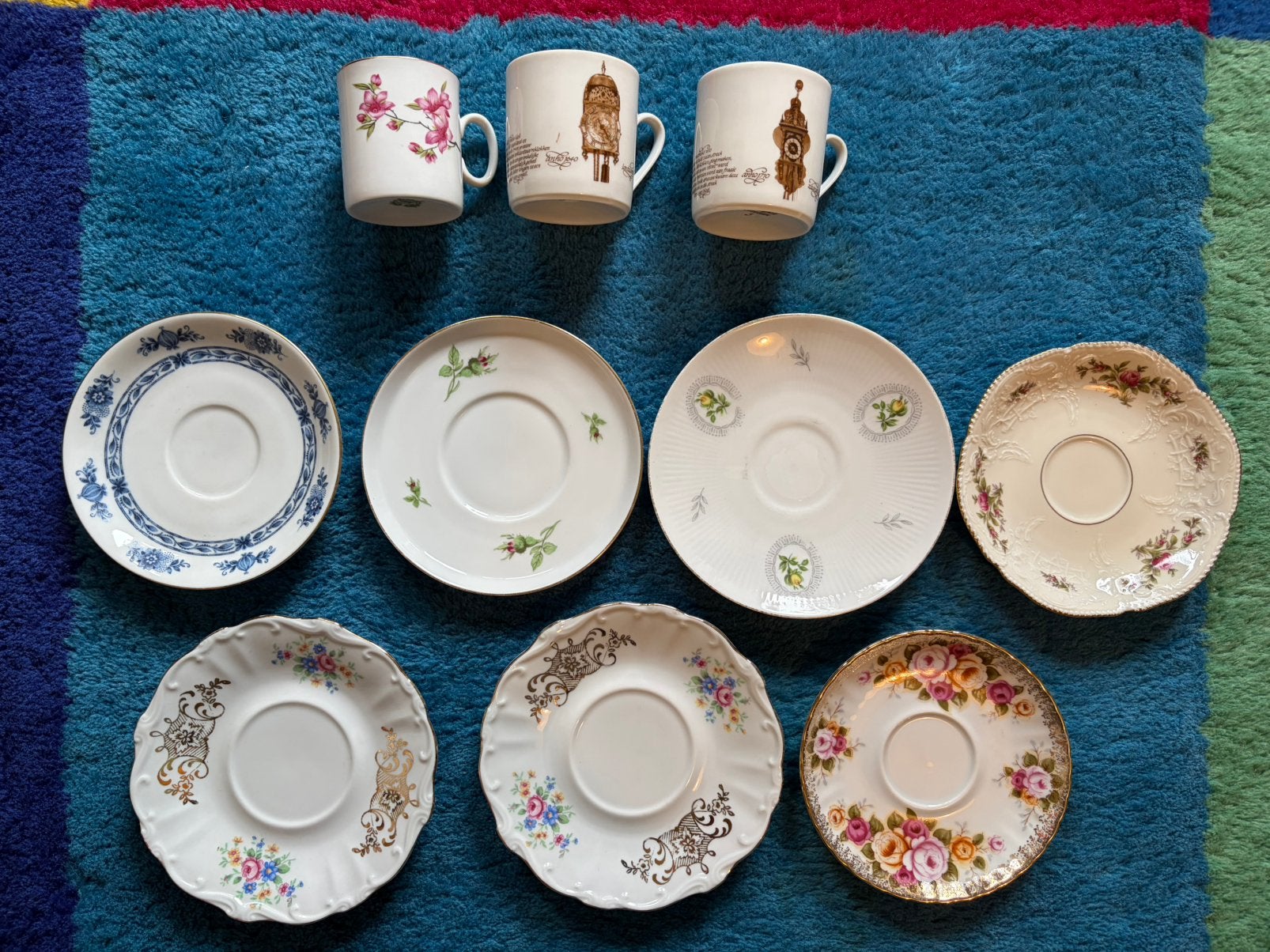Losse kopjes en schoteltjes Duits servies, Antiek en Kunst, Ophalen of Verzenden