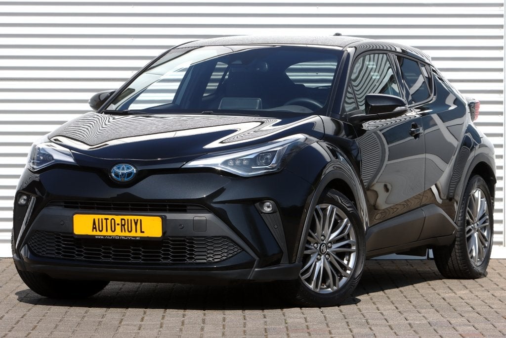 Toyota C-HR 1.8 Hybrid Style Carplay / Safety Pakket, Auto's, Dealer onderhouden, Stof, Gebruikt, Zwart