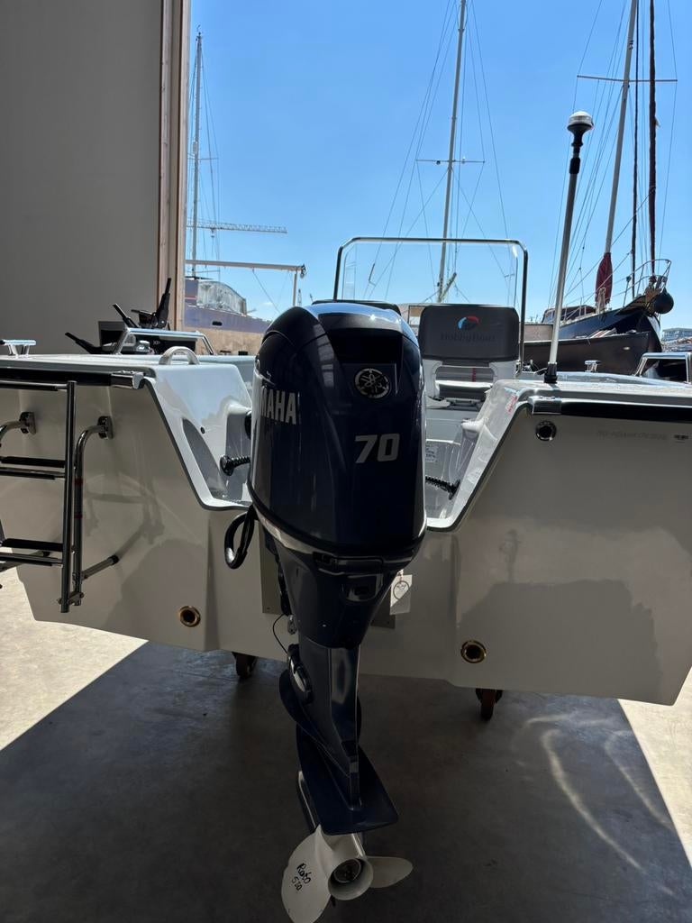 Hobby 555 CC met Yamaha F70 Nieuw, Watersport en Boten, Ophalen, Overige merken, 70 pk, 2 m