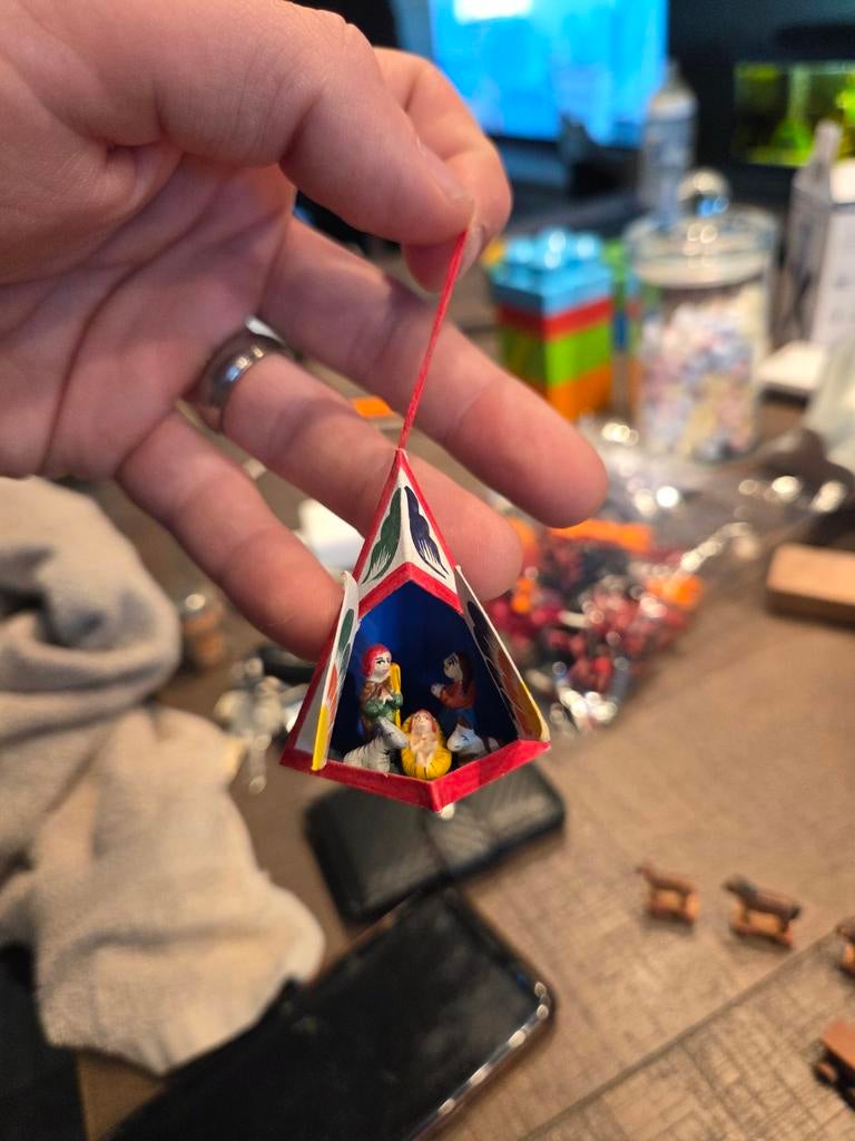Unieke Kerststal Hanger - Handgemaakt, Ophalen of Verzenden
