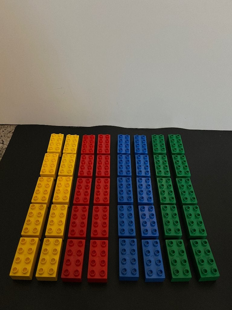 DUPLO Losse blokken - blokjes - bouwstenen 4 x 2 - ZGAN, Ophalen, Overige thema's, Zo goed als nieuw, Compleet
