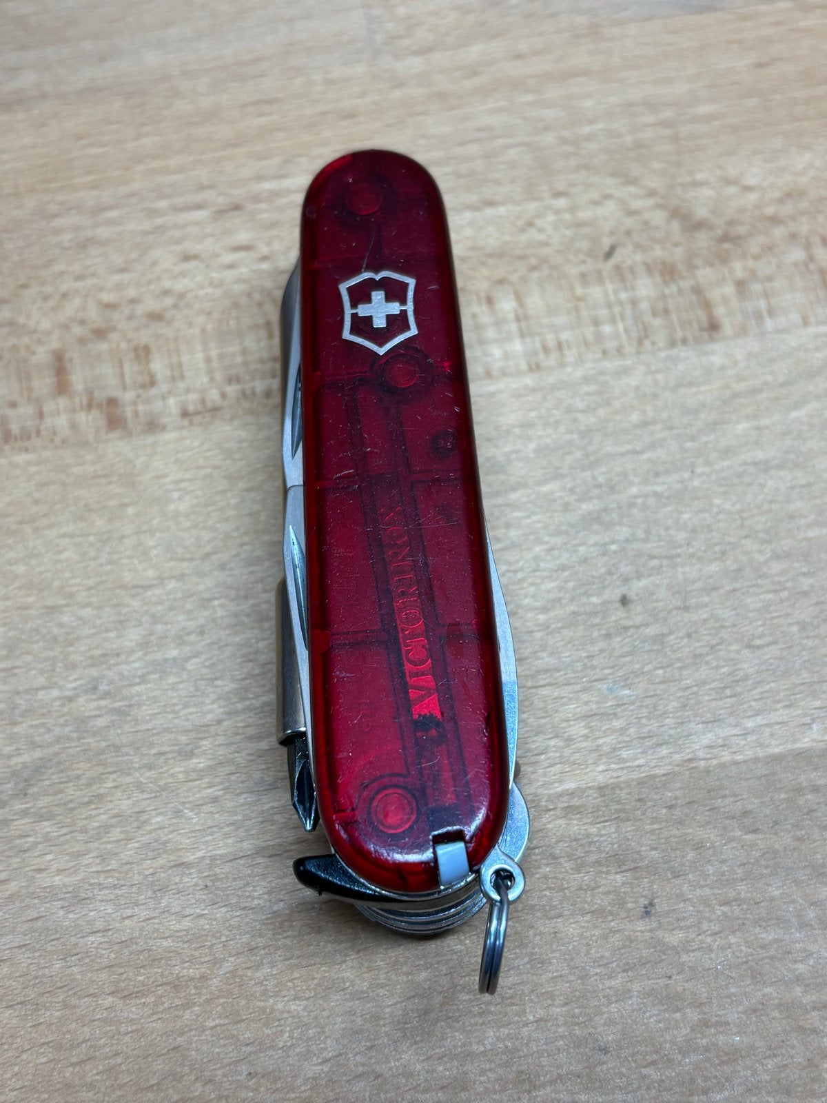 Victorinox Cybertool Zwitsers Zakmes - Rood, Gebruikt, Ophalen of Verzenden, V, V