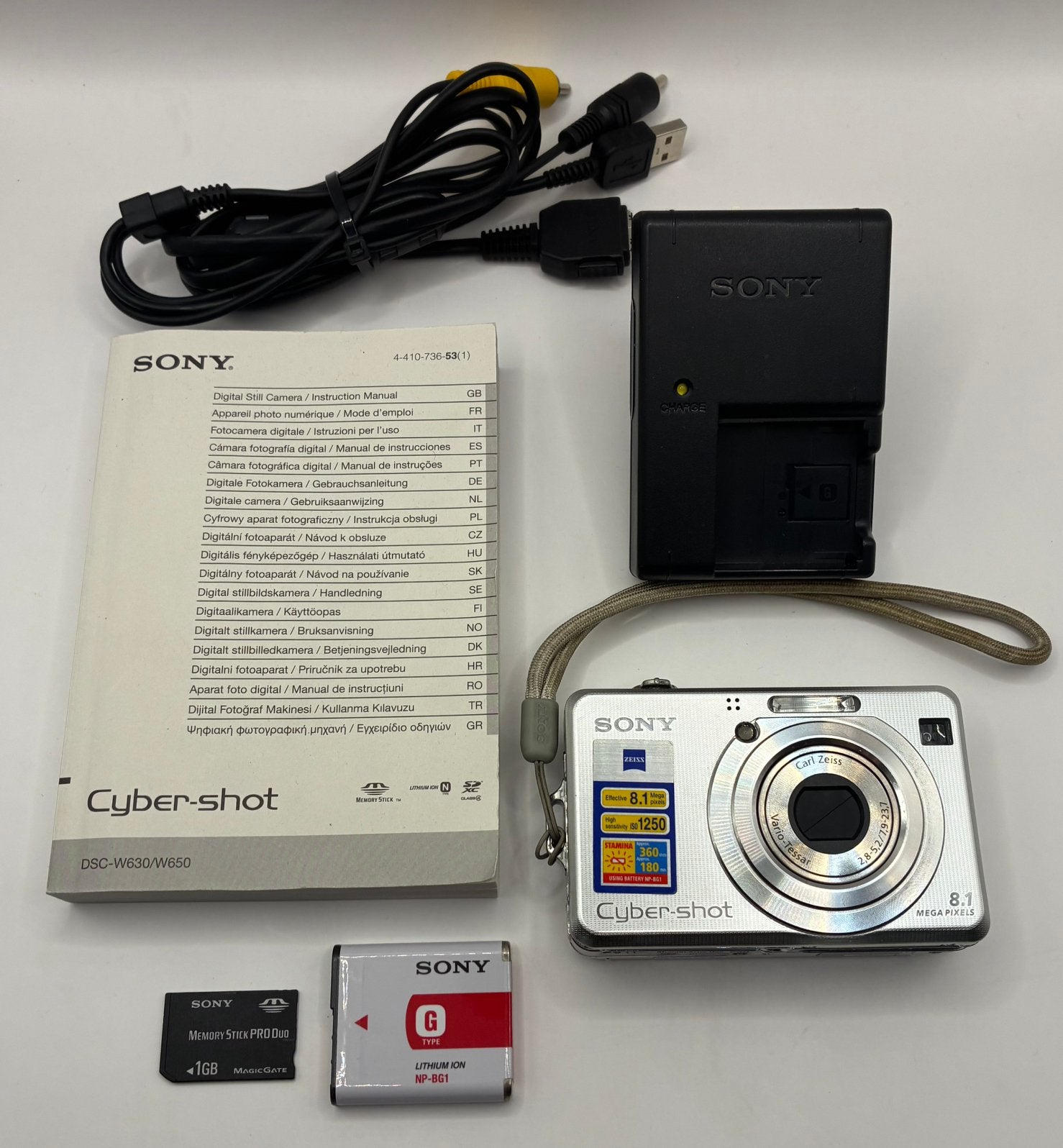 Sony Cyber-shot DSC-W100 - compact camera, Ophalen of Verzenden, Zo goed als nieuw, Sony, 8 keer of meer