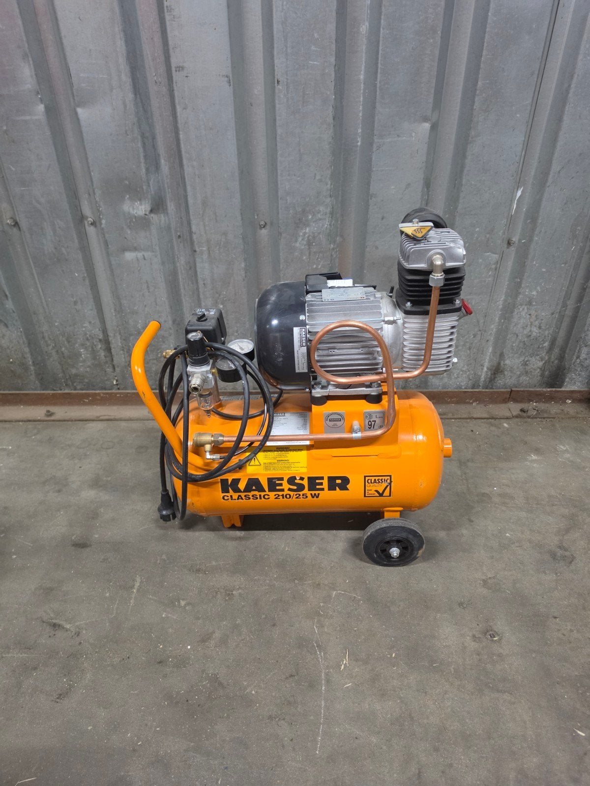 Kaeser Classic 210/25W compressor 8 bar, Minder dan 25 liter, Ophalen of Verzenden