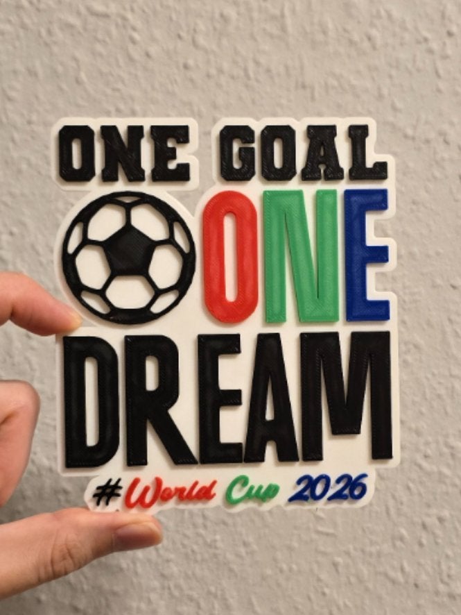 WK 2026 Beeldje - One Goal One Dream, Ophalen of Verzenden, Nieuw, Overige sporten, Beeldje of Poppetje
